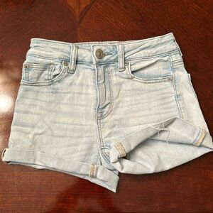 American Eagle Outfitters Light Wash Denim Shorts